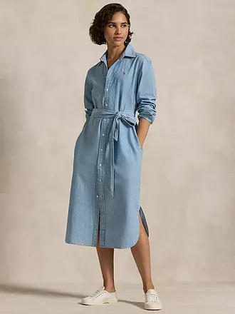 POLO RALPH LAUREN | Nombre del producto: Midikleid
Marke: POLO RALPH LAUREN
Farbe: blau
Categorías: Moda,Damen

Ärmellänge: Manga larga
Material: Algodón
Kragenform: Cuello camisero
Musterung: Liso
Passform (Oberbekleidung): Regular
Style & Anlass: Ocio
Stil: Casual
Deta | 